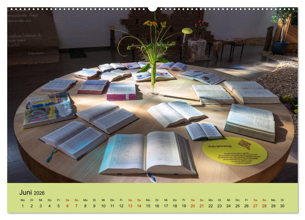 Pilgern im Waldecker Upland (CALVENDO Wandkalender 2026)