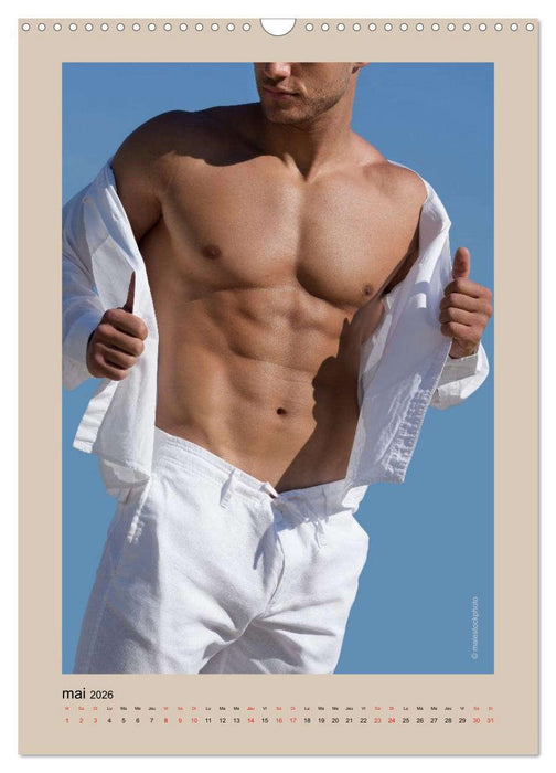 Torses - Hommes (CALVENDO Calendrier mensuel 2026)