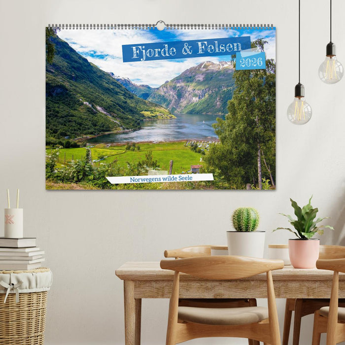 Fjorde & Felsen – Norwegens wilde Seele (CALVENDO Wandkalender 2026)