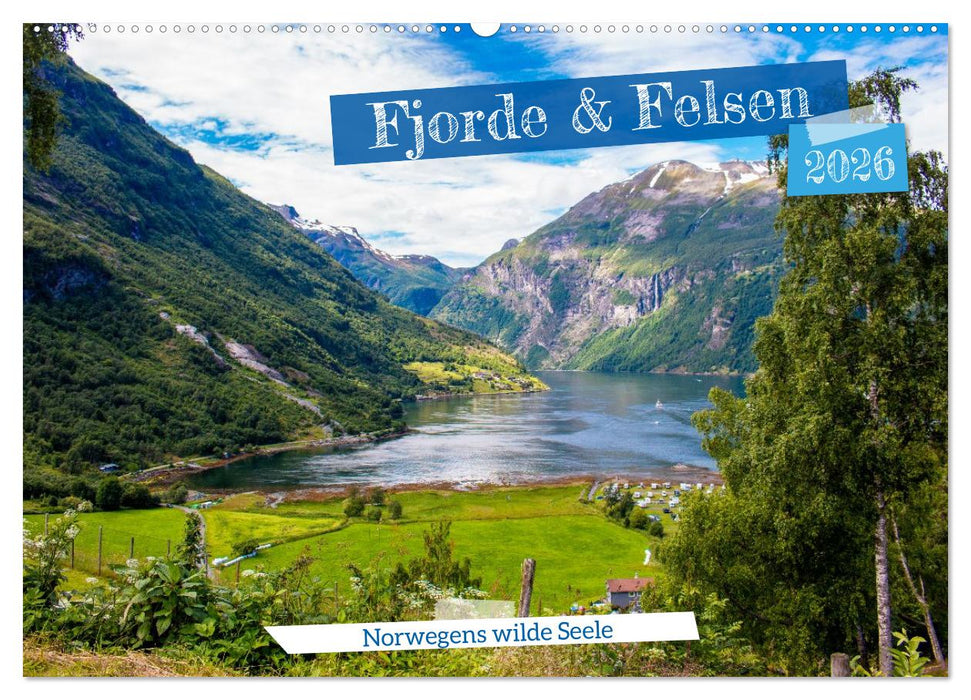 Fjorde & Felsen – Norwegens wilde Seele (CALVENDO Wandkalender 2026)