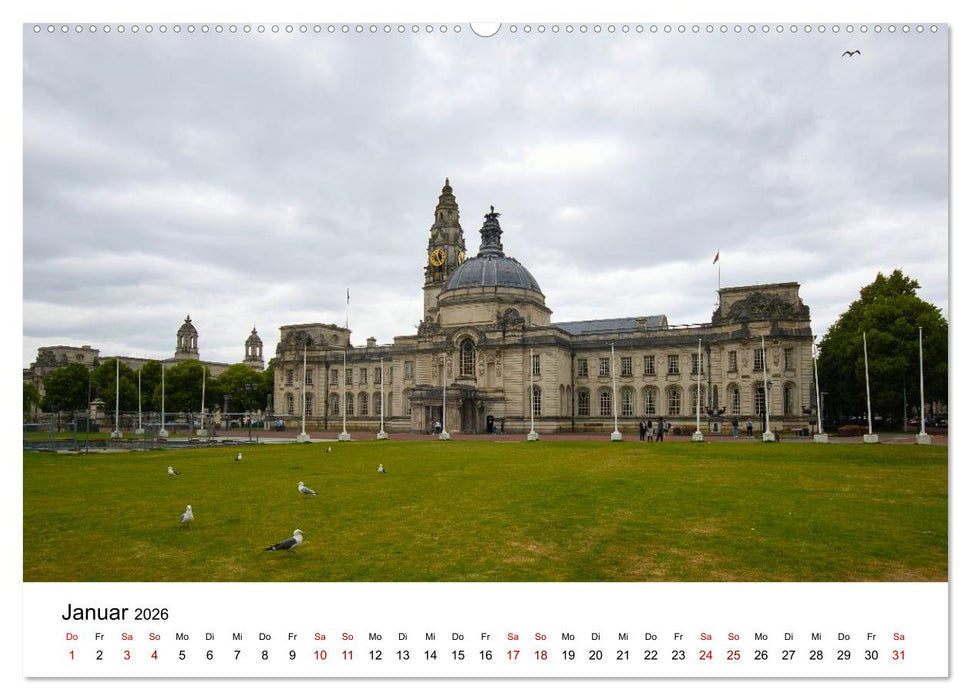 Wales Land der Sehenswürdigkeiten, Landschaften und Natur (CALVENDO Wandkalender 2026)