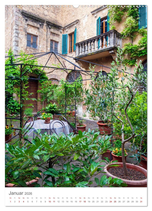 Toskana für jedermann (CALVENDO Premium Wandkalender 2026)