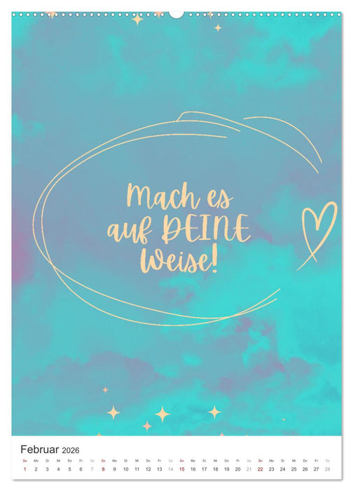 Freudvoll durchs Jahr! (CALVENDO Premium Wandkalender 2026)