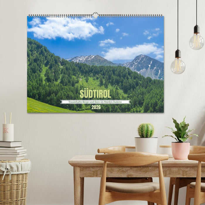 Südtirol - Traumhafte Berge und Seen im Norden Italiens (CALVENDO Wandkalender 2026)