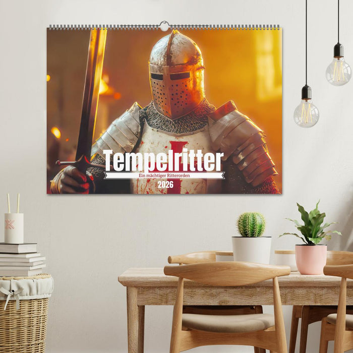 Tempelritter - Ein mächtiger Ritterorden (CALVENDO Wandkalender 2026)