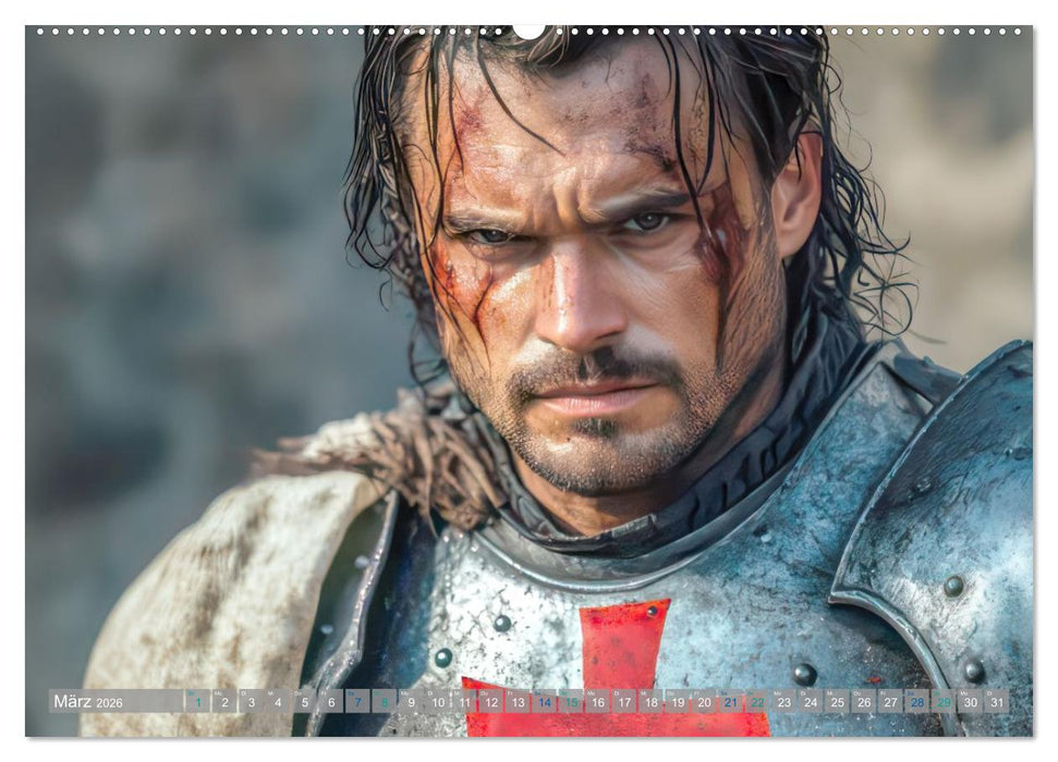 Tempelritter - Ein mächtiger Ritterorden (CALVENDO Premium Wandkalender 2026)