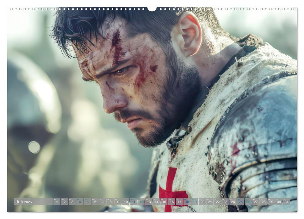 Tempelritter - Ein mächtiger Ritterorden (CALVENDO Premium Wandkalender 2026)