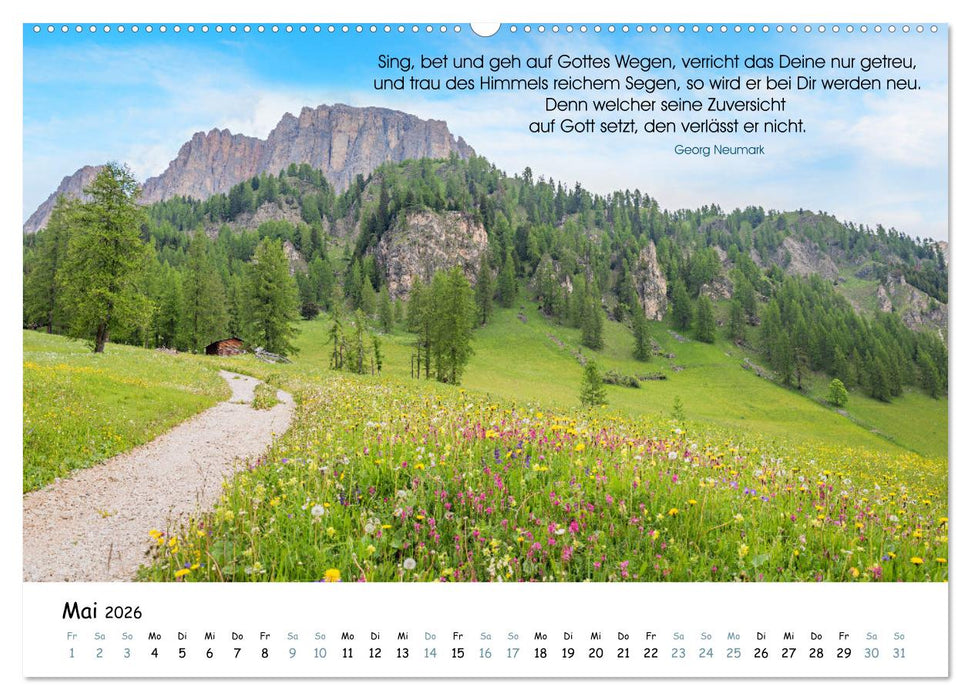 Christliche Bildpoesie 2026 (CALVENDO Premium Wandkalender 2026)