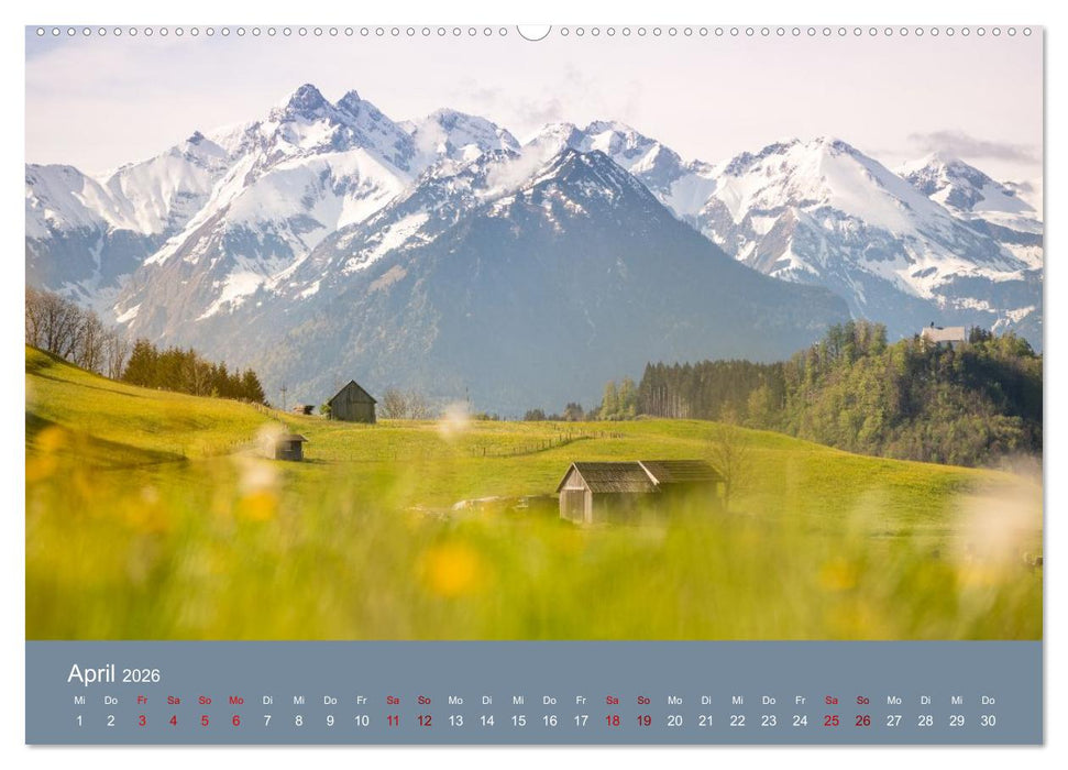 Heimweh Allgäu 2026 (CALVENDO Wandkalender 2026)
