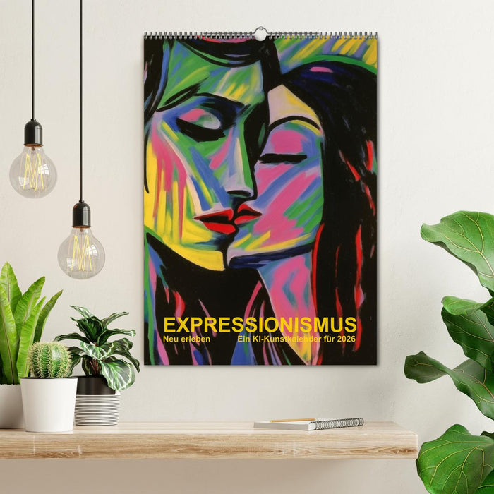 EXPRESSIONISMUS Neu Erleben Ein KI-Kunstkalender (CALVENDO Wandkalender 2026)