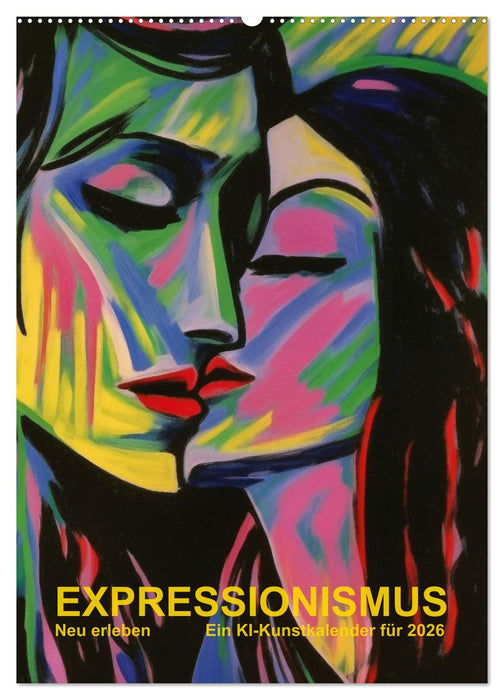 EXPRESSIONISMUS Neu Erleben Ein KI-Kunstkalender (CALVENDO Wandkalender 2026)
