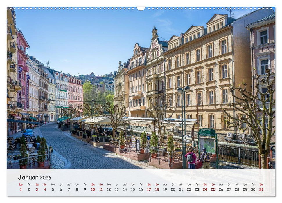 Karlsbad / Karlovy Vary - Kleinod im Westböhmischen Bäderdreieck (CALVENDO Wandkalender 2026)