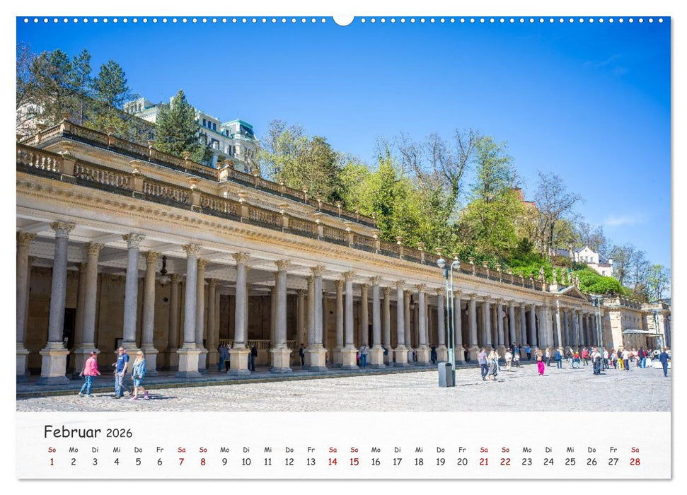 Karlsbad / Karlovy Vary - Kleinod im Westböhmischen Bäderdreieck (CALVENDO Wandkalender 2026)