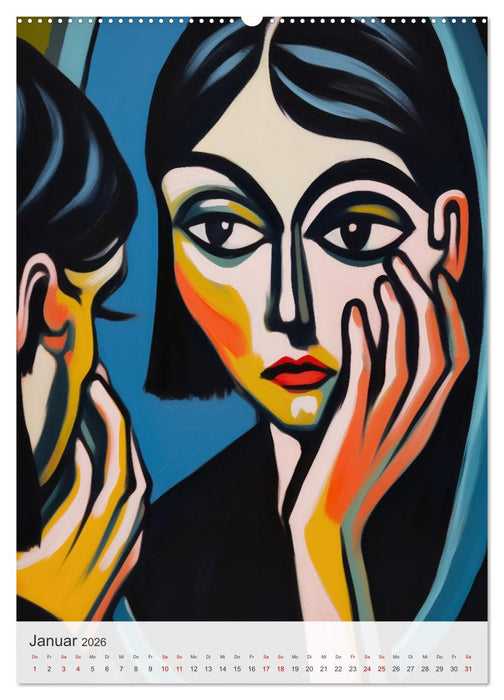 EXPRESSIONISMUS Neu Erleben Ein KI-Kunstkalender (CALVENDO Premium Wandkalender 2026)