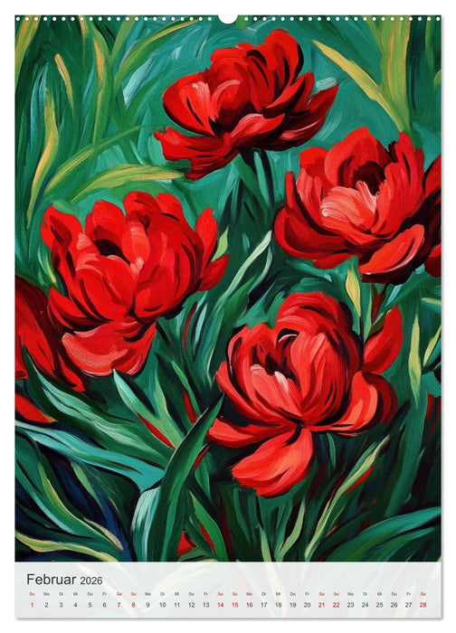 EXPRESSIONISMUS Neu Erleben Ein KI-Kunstkalender (CALVENDO Premium Wandkalender 2026)