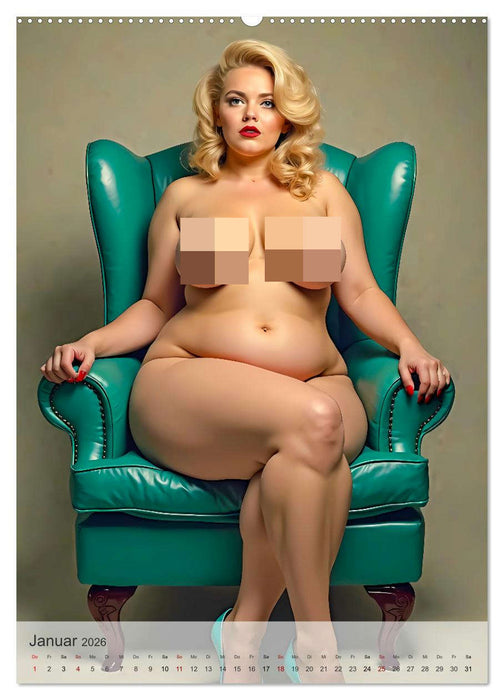 Pin-up Girls - Sexy Vintage Diven (CALVENDO Wandkalender 2026)