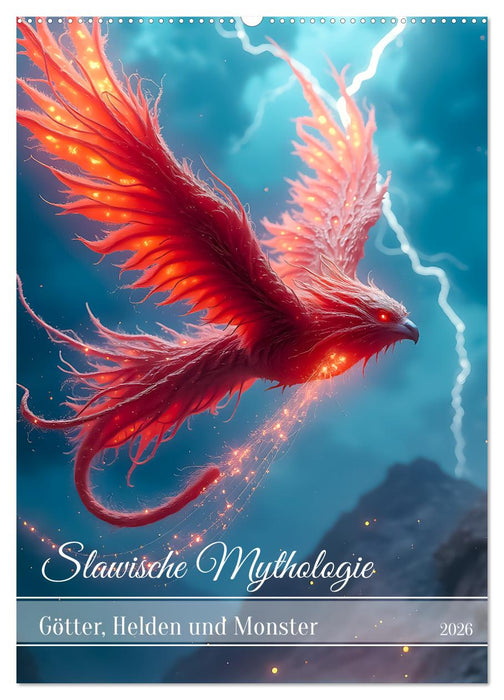 Slawische Mythologie - Götter, Helden und Monster (CALVENDO Wandkalender 2026)