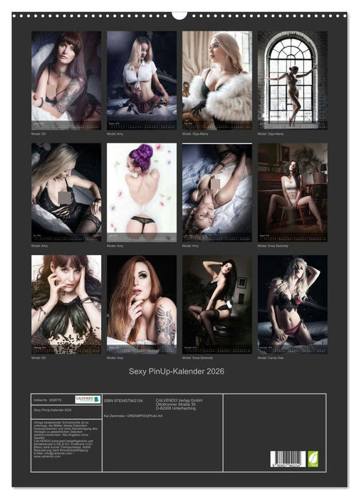 Sexy PinUp-Kalender 2026 (CALVENDO Wandkalender 2026)