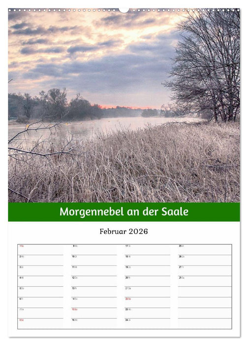 Naturschönheiten aus Halle (Saale) (CALVENDO Wandkalender 2026)