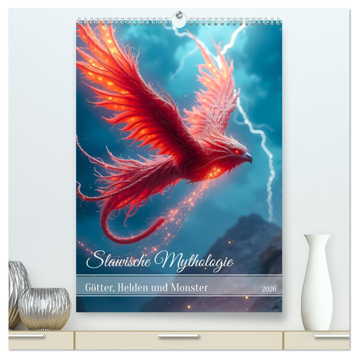 Slawische Mythologie - Götter, Helden und Monster (CALVENDO Premium Wandkalender 2026)