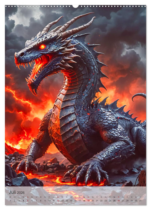 Slawische Mythologie - Götter, Helden und Monster (CALVENDO Premium Wandkalender 2026)