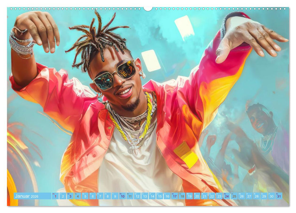 Feiern und Musik - Beschwingt dabei (CALVENDO Premium Wandkalender 2026)