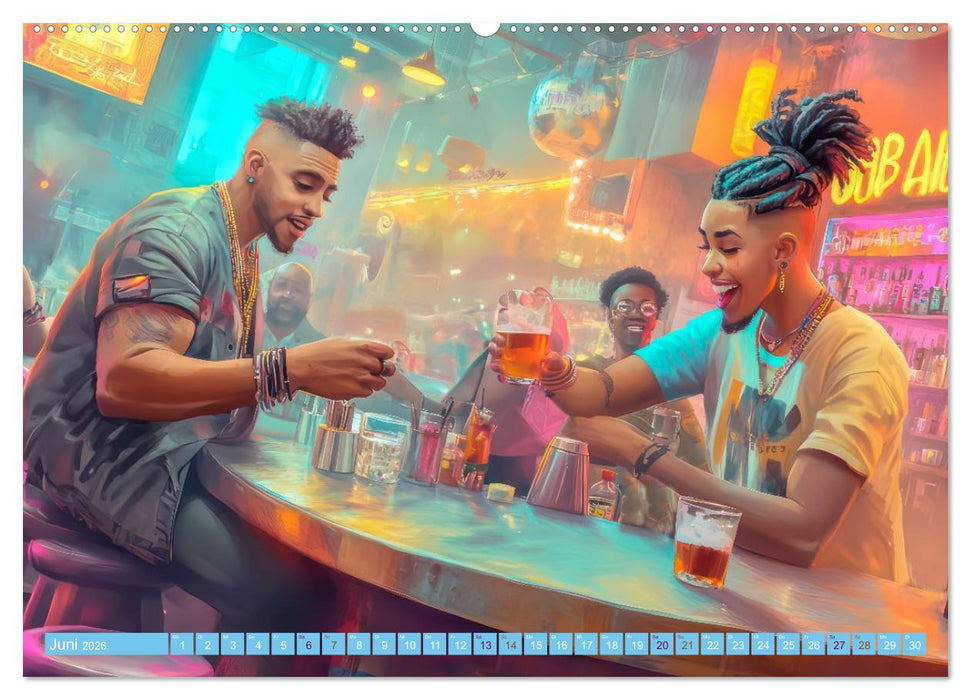 Feiern und Musik - Beschwingt dabei (CALVENDO Premium Wandkalender 2026)