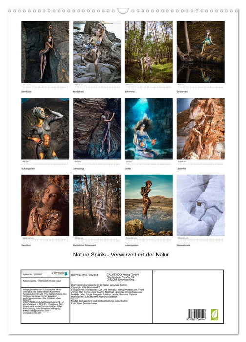 Nature Spirits - Verwurzelt mit der Natur (CALVENDO Wandkalender 2026)