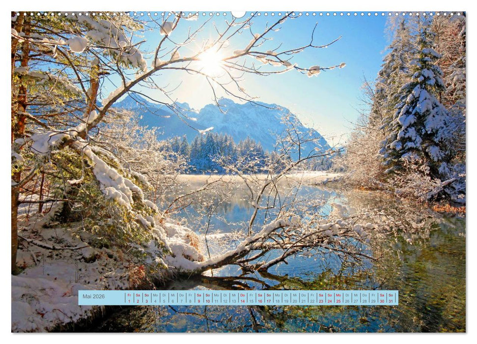 Mittenwald rundherum ein Wintertraum (CALVENDO Wandkalender 2026)