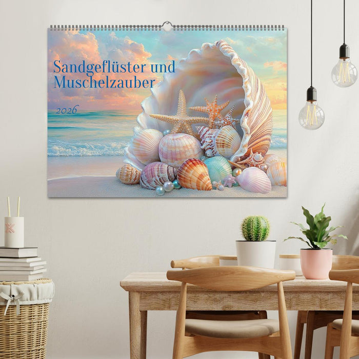 Sandgeflüster und Muschelzauber (CALVENDO Wandkalender 2026)