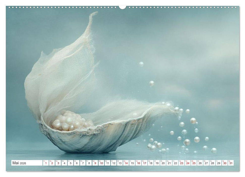 Sandgeflüster und Muschelzauber (CALVENDO Wandkalender 2026)