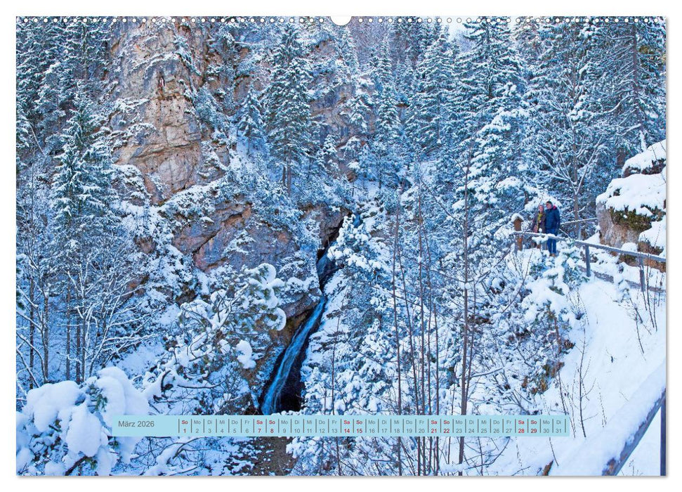 Mittenwald rundherum ein Wintertraum (CALVENDO Premium Wandkalender 2026)