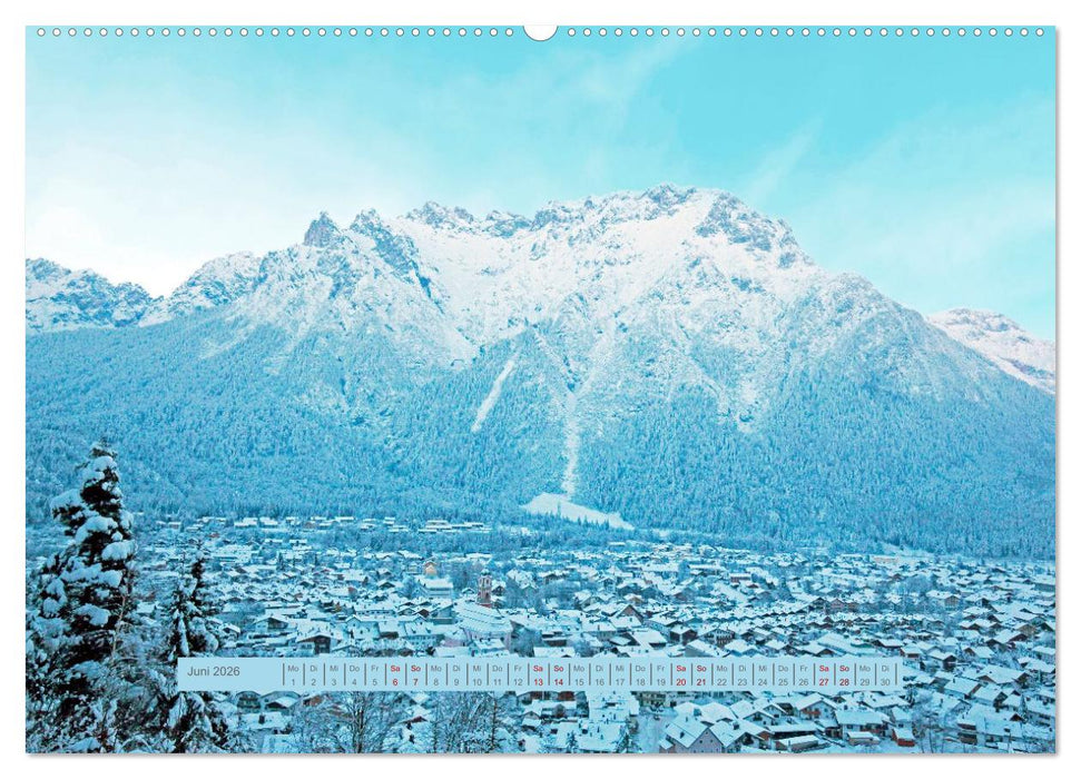 Mittenwald rundherum ein Wintertraum (CALVENDO Premium Wandkalender 2026)