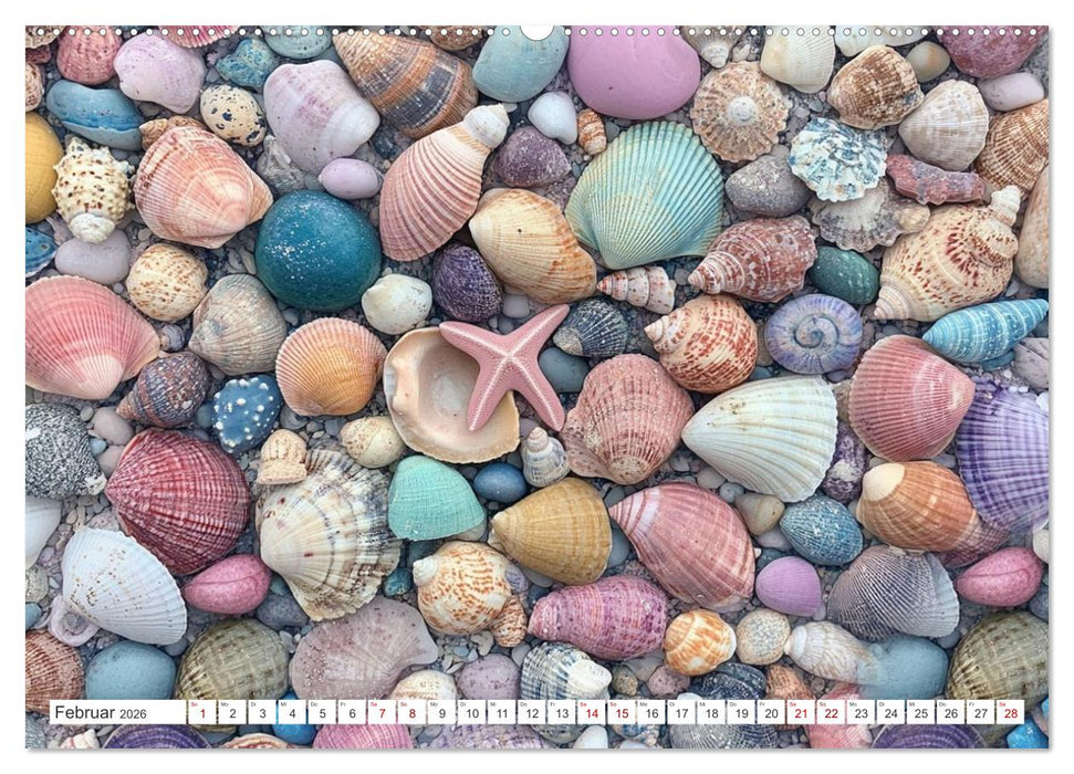 Sandgeflüster und Muschelzauber (CALVENDO Premium Wandkalender 2026)