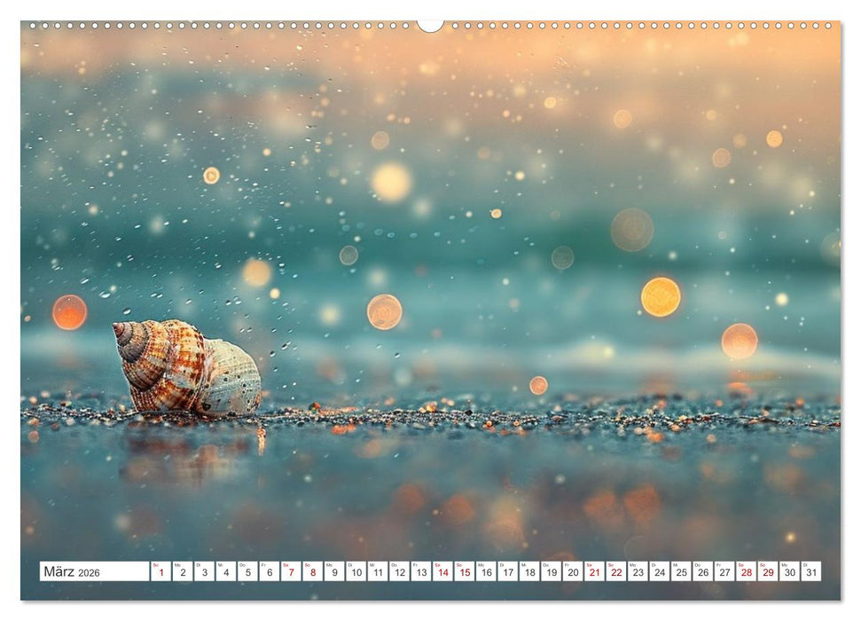 Sandgeflüster und Muschelzauber (CALVENDO Premium Wandkalender 2026)