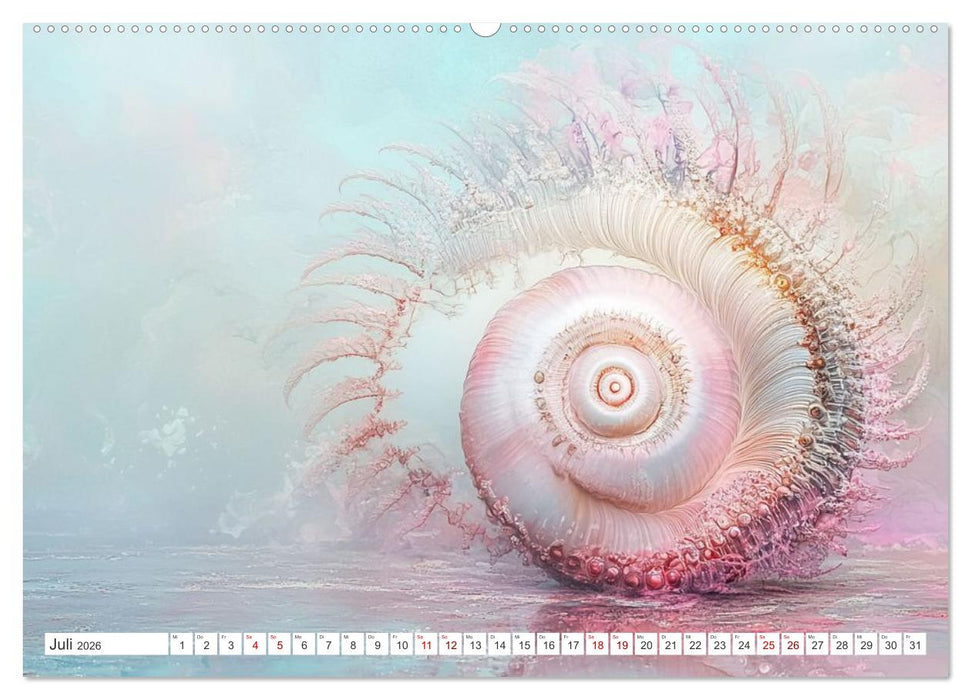 Sandgeflüster und Muschelzauber (CALVENDO Premium Wandkalender 2026)