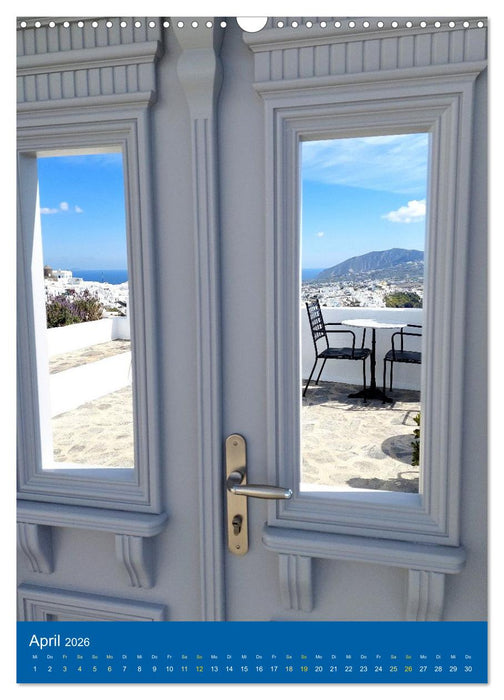 SANTORIN – Einziartige Motive der griechischen Trauminsel (CALVENDO Wandkalender 2026)