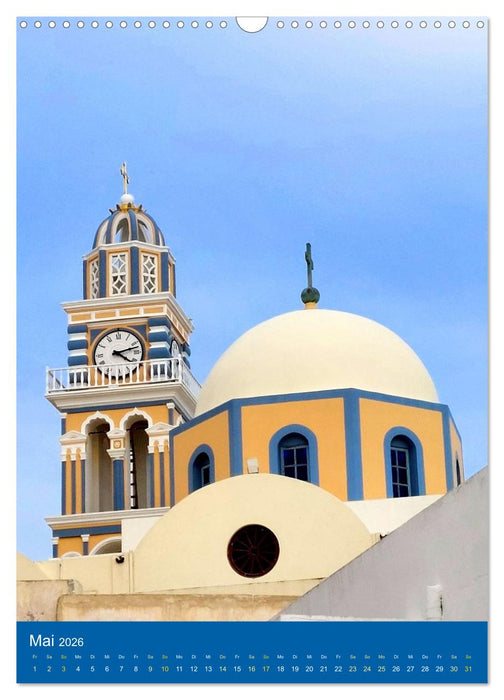 SANTORIN – Einziartige Motive der griechischen Trauminsel (CALVENDO Wandkalender 2026)