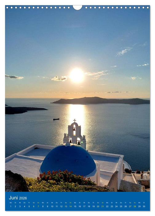 SANTORIN – Einziartige Motive der griechischen Trauminsel (CALVENDO Wandkalender 2026)