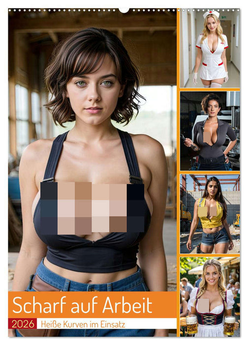Scharf auf Arbeit (CALVENDO Wandkalender 2026)