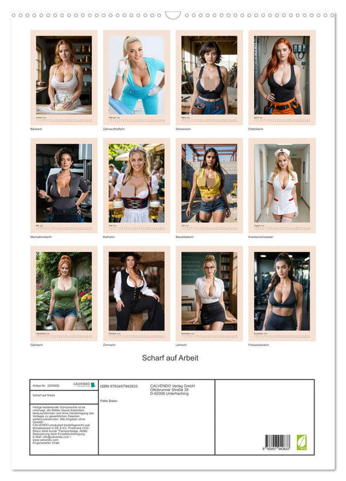 Scharf auf Arbeit (CALVENDO Wandkalender 2026)