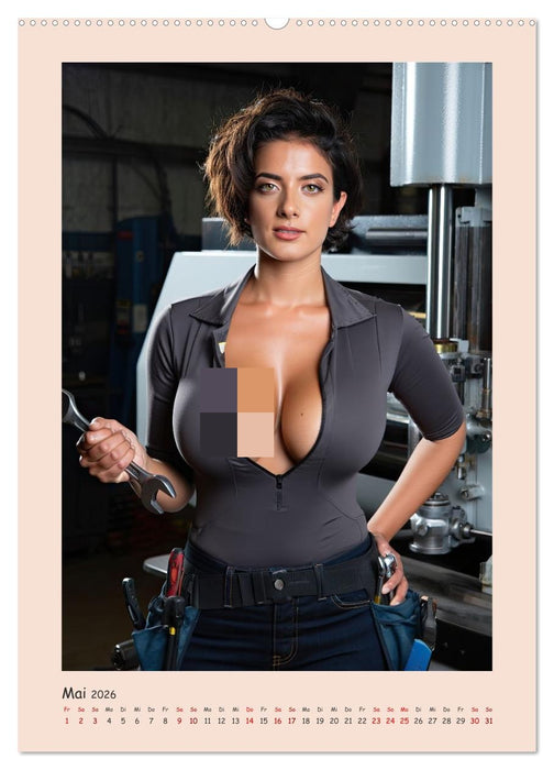 Scharf auf Arbeit (CALVENDO Wandkalender 2026)