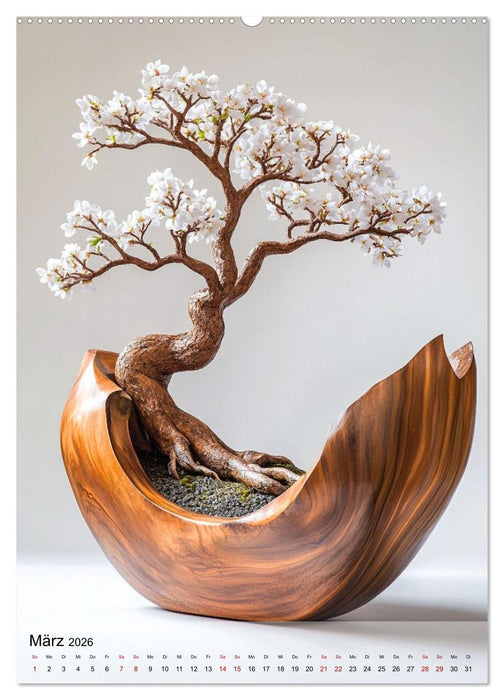 Die stille Kraft des Bonsai (CALVENDO Wandkalender 2026)