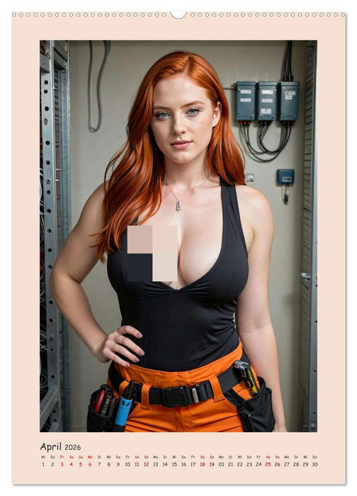 Scharf auf Arbeit (CALVENDO Premium Wandkalender 2026)