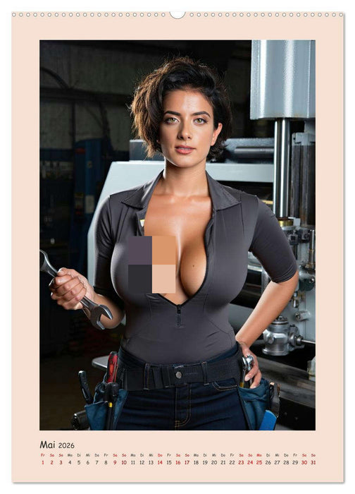 Scharf auf Arbeit (CALVENDO Premium Wandkalender 2026)
