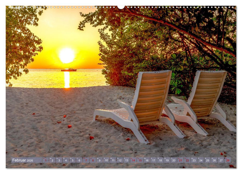 Malerische Malediven (CALVENDO Premium Wandkalender 2026)