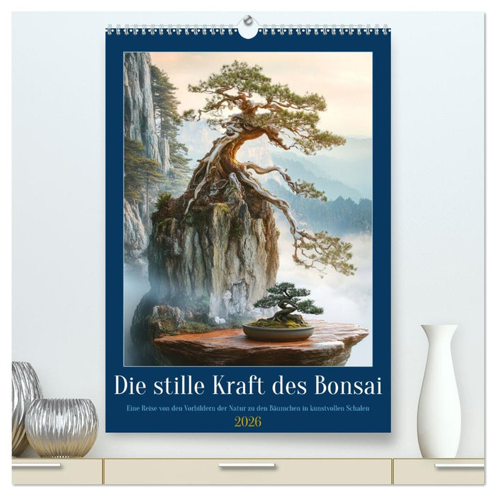 Die stille Kraft des Bonsai (CALVENDO Premium Wandkalender 2026)