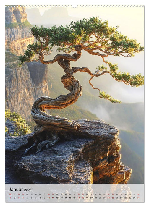 Die stille Kraft des Bonsai (CALVENDO Premium Wandkalender 2026)
