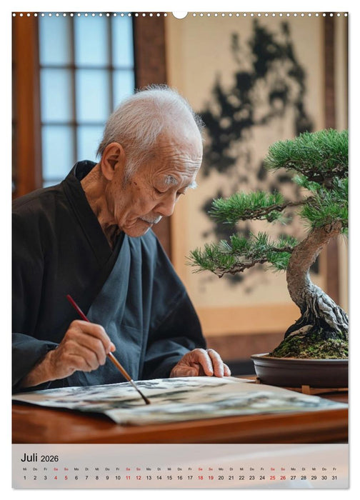 Die stille Kraft des Bonsai (CALVENDO Premium Wandkalender 2026)