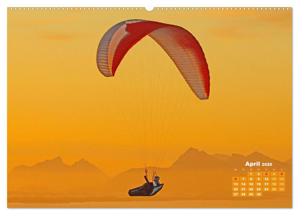 Paragliding: Der Traum vom Fliegen (CALVENDO Wandkalender 2026)